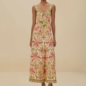 NWT Palm Dream Jumpsuit in Off-White.